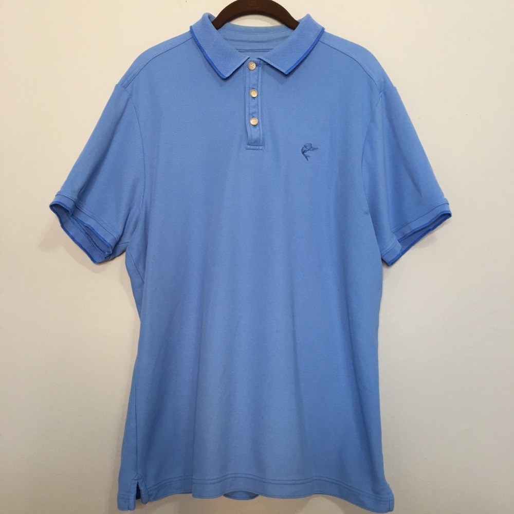 Islander large blue polo men’s shirt